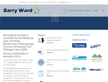 Tablet Screenshot of barryward.ie